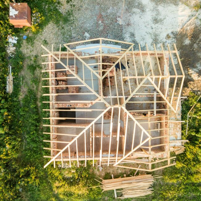 House being built