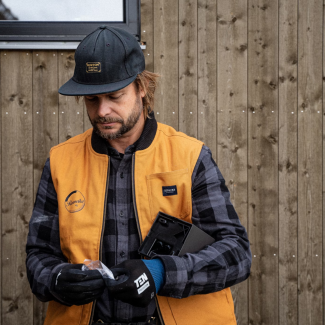 Man in a work suit