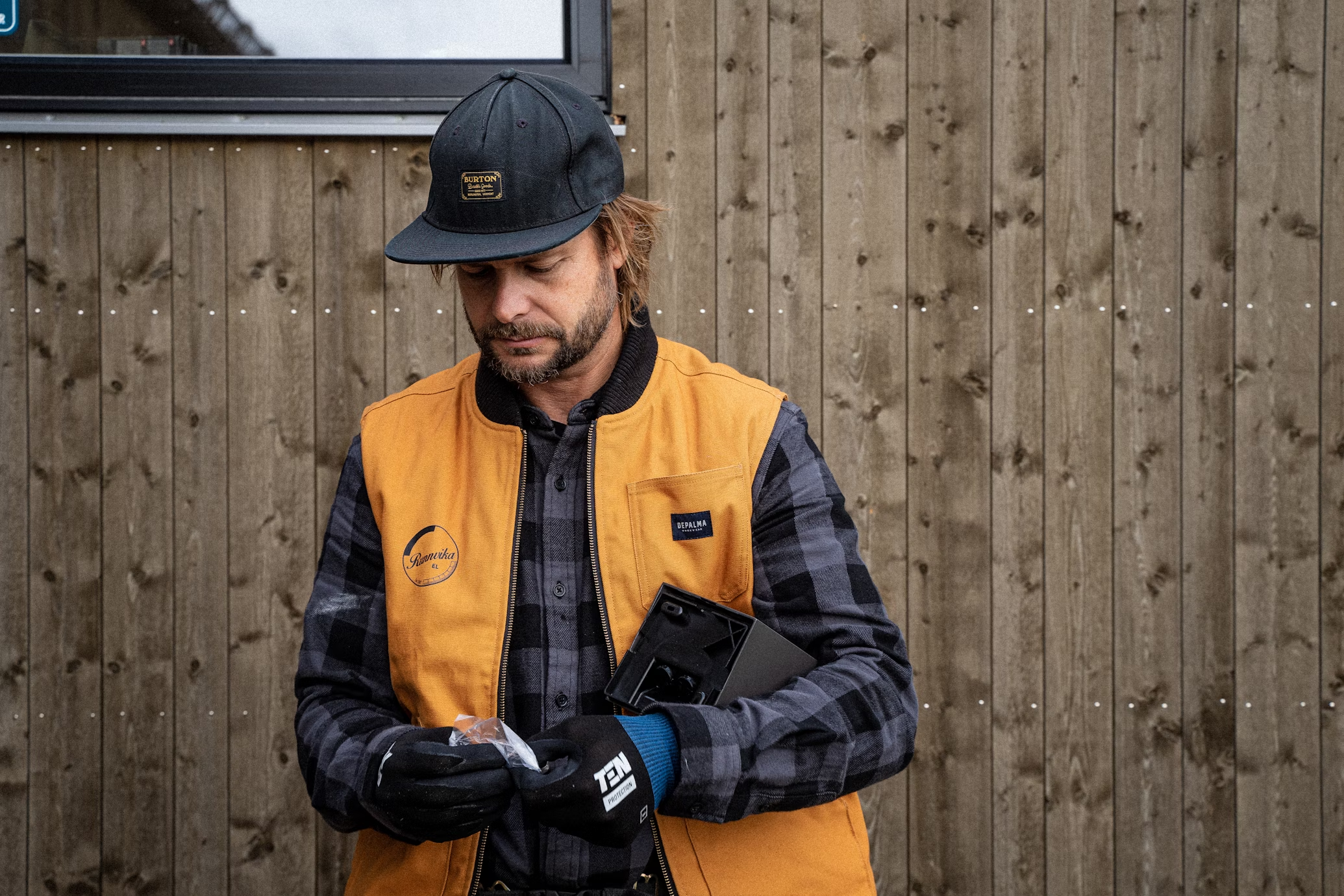 Man in a work suit